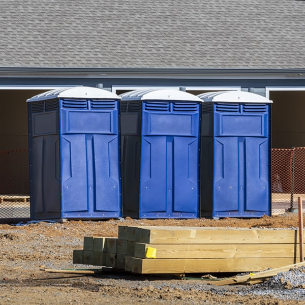 are there any restrictions on where i can place the portable restrooms during my rental period in West Newbury VT